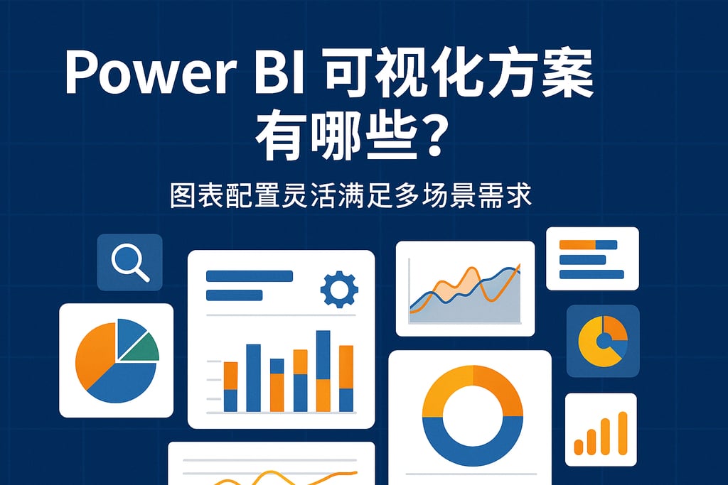 Power BI可视化方案有哪些？图表配置灵活满足多场景需求